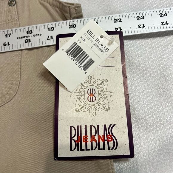 Bill Blass Khaki Collared Button Up Dress NWT Sz L‎ Vintage Women’s - Picture 4 of 6